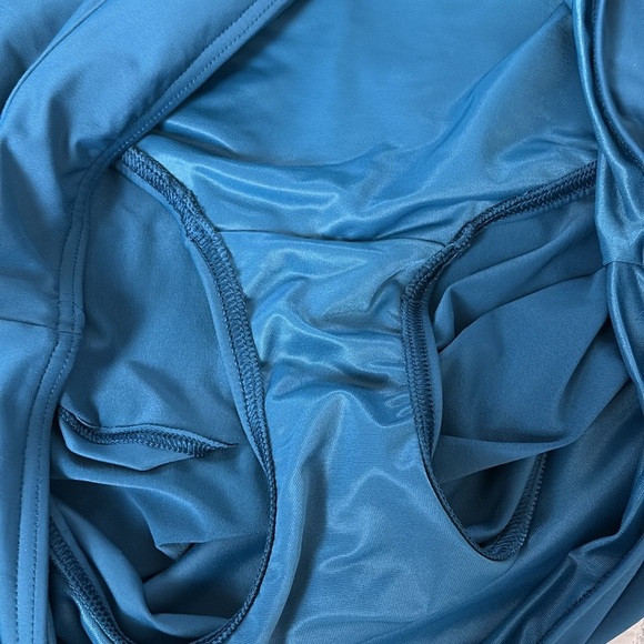Lands End Women’s Swim Skort Teal Size 18 - Picture 5 of 7
